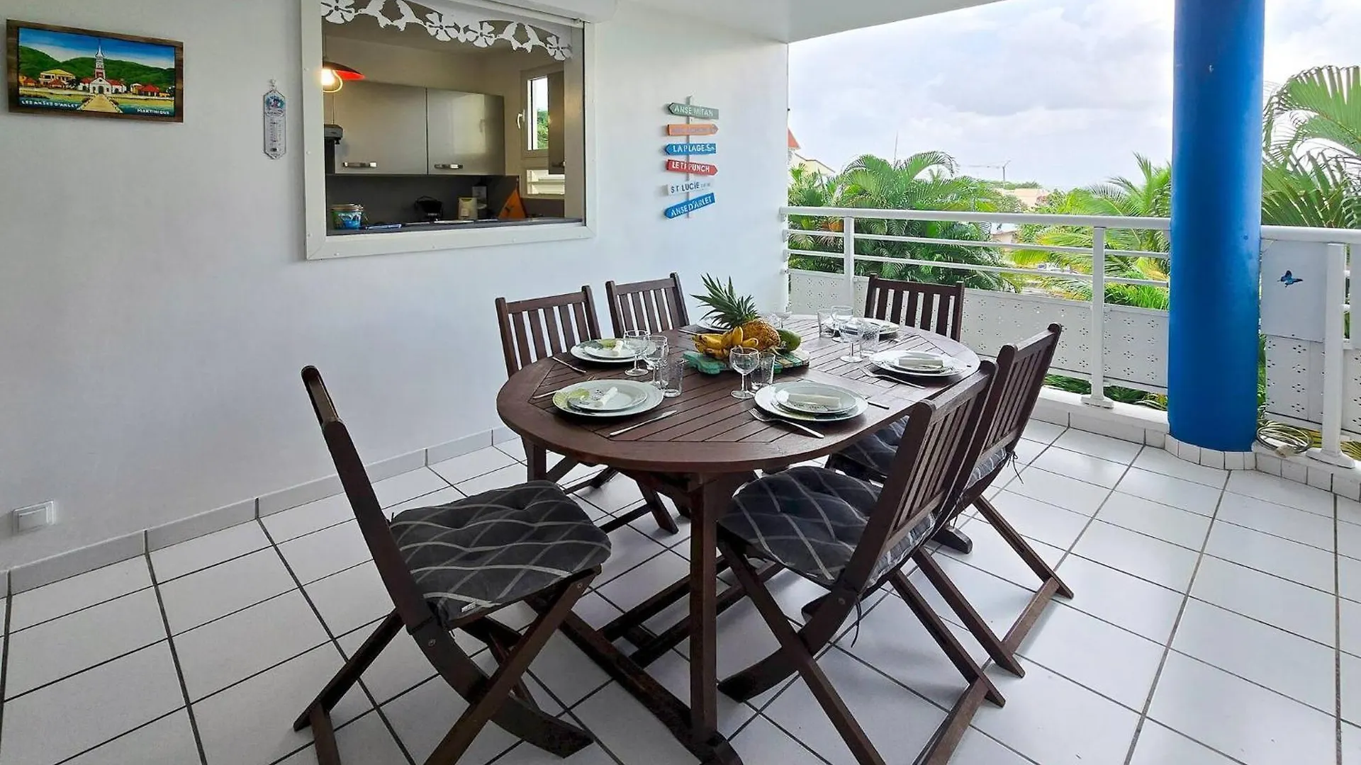 Appartement Trois Ilets Autentik Hm302 2Ch Vue Mer 레트루아질레 0*,  마르티니크